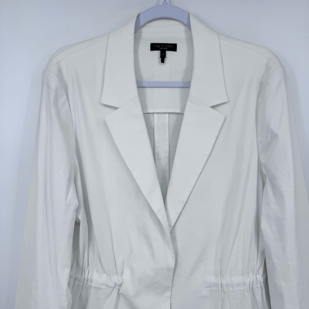 Rag & Bone Spencer Linen Blazer Size 8 - Picture 5 of 14